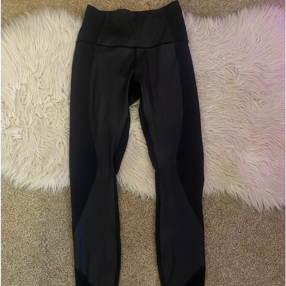 LULULEMON- Faux Leather Leggings